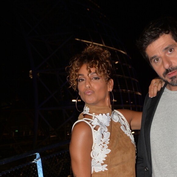 Exclusif - Tal et Patrick Fiori - Backstage - Enregistrement de l'émission "Goldman, 40 ans de chansons" à la Seine Musicale à Boulogne-Billancourt, qui sera diffusée le 26 janvier 2018 sur TF1. Le 8 juin 2017 © Cyril Moreau-Veeren Ramsamy / Bestimage