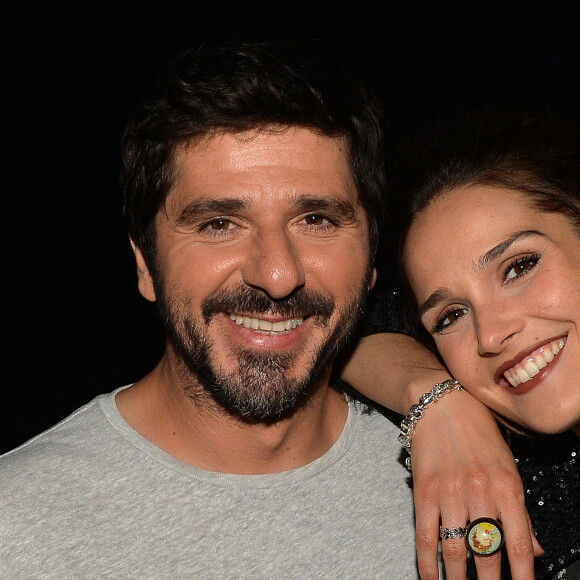 Exclusif - Patrick Fiori et Camille Lou - Backstage - Enregistrement de l'émission "Goldman, 40 ans de chansons" à la Seine Musicale à Boulogne-Billancourt, qui sera diffusée le 26 janvier 2018 sur TF1. Le 8 juin 2017 © Cyril Moreau-Veeren Ramsamy / Bestimage