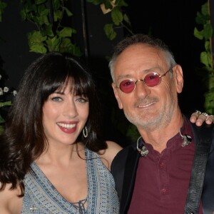 Exclusif - Nolwenn Leroy (enceinte) et Michael Jones - Backstage - Enregistrement de l'émission "Goldman, 40 ans de chansons" à la Seine Musicale à Boulogne-Billancourt, qui sera diffusée le 26 janvier 2018 sur TF1. Le 8 juin 2017 © Cyril Moreau-Veeren Ramsamy / Bestimage