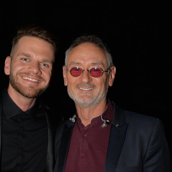 Exclusif - Keen'V et Michael Jones - Backstage - Enregistrement de l'émission "Goldman, 40 ans de chansons" à la Seine Musicale à Boulogne-Billancourt, qui sera diffusée le 26 janvier 2018 sur TF1. Le 8 juin 2017 © Cyril Moreau-Veeren Ramsamy / Bestimage