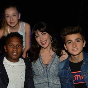 Exclusif - Nolwenn Leroy (enceinte) et Kids United - Backstage - Enregistrement de l'émission "Goldman, 40 ans de chansons" à la Seine Musicale à Boulogne-Billancourt, qui sera diffusée le 26 janvier 2018 sur TF1. Le 8 juin 2017 © Cyril Moreau-Veeren Ramsamy / Bestimage