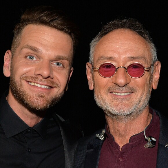 Exclusif - Keen'V et Michael Jones - Backstage - Enregistrement de l'émission "Goldman, 40 ans de chansons" à la Seine Musicale à Boulogne-Billancourt, qui sera diffusée le 26 janvier 2018 sur TF1. Le 8 juin 2017 © Cyril Moreau-Veeren Ramsamy / Bestimage