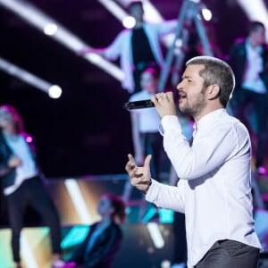 Exclusif - Le chanteur Grégoire - Enregistrement de l'émission "Goldman, 40 ans de chansons" à la Seine Musicale à Boulogne-Billancourt, qui sera diffusée le 26 janvier 2018 sur TF1. Le 6 juin 2017 © Cyril Moreau-Veeren Ramsamy / Bestimage