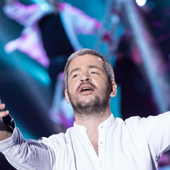 Exclusif - Le chanteur Grégoire - Enregistrement de l'émission "Goldman, 40 ans de chansons" à la Seine Musicale à Boulogne-Billancourt, qui sera diffusée le 26 janvier 2018 sur TF1. Le 6 juin 2017 © Cyril Moreau-Veeren Ramsamy / Bestimage