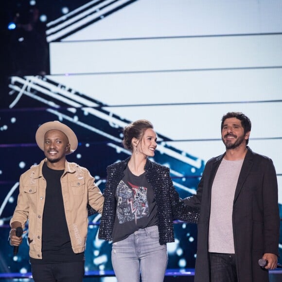 Exclusif - Soprano, Camille Lou et Patrick Fiori - Enregistrement de l'émission "Goldman, 40 ans de chansons" à la Seine Musicale à Boulogne-Billancourt, qui sera diffusée le 26 janvier 2018 sur TF1. Le 6 juin 2017 © Cyril Moreau-Veeren Ramsamy / Bestimage