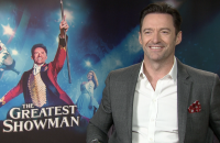 Hugh Jackman en interview avec Purepeople.com pour le film The Greatest Showman.