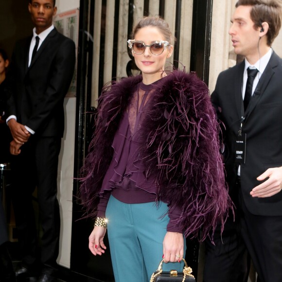 Olivia Palermo - Défilé de mode "Elie Saab", collection Haute-Couture printemps-été 2018, au Pavillon Cambon Capucines. Paris, le 24 janvier 2018 © CVS / Veeren / Bestimage