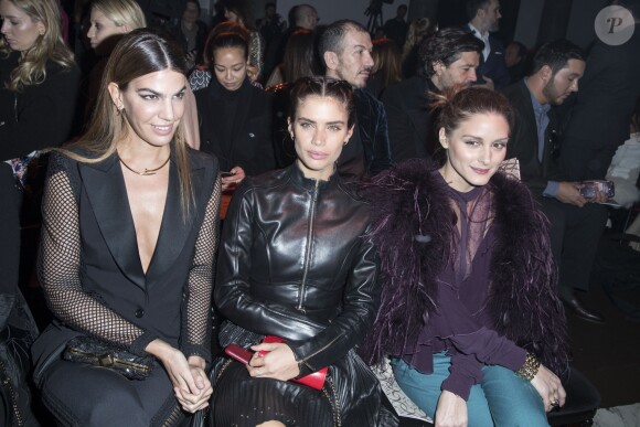 Bianca Brandolini d'Adda, Sara Sampaio et Olivia Palermo - People au défilé de mode "Elie Saab", collection Haute-Couture printemps-été 2018, à Paris. Le 24 janvier 2018 © Olivier Borde / Bestimage