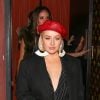 Après : Christina Aguilera et des amis ont passé la soirée au Roger Room Bar à West Hollywood, le 24 janvier 2018