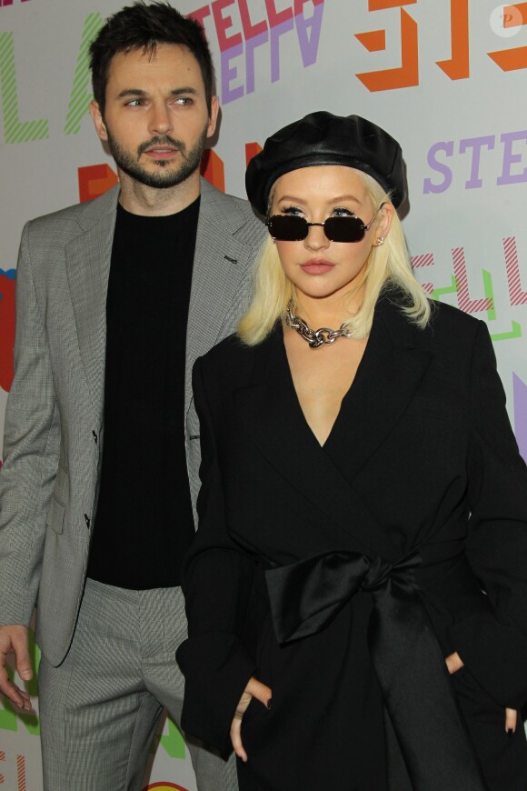 Après : Matt Rutler et Christina Aguilera - Soirée de présentation Stella McCartney Automne 2018 à Pasadena, Californie, Etats-Unis, le 16 janvier 2018. © AdMedia/Zuma Press/Bestimage