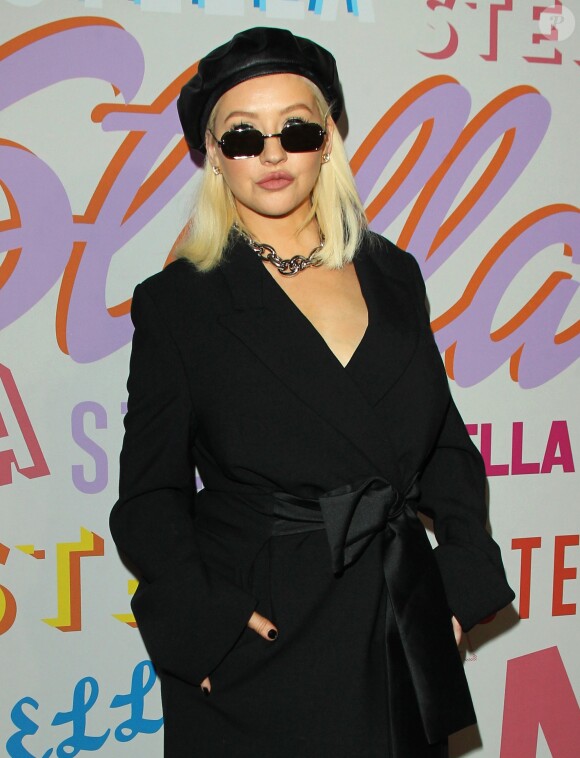 Avant : Christina Aguilera - Soirée de présentation Stella McCartney Automne 2018 à Pasadena, Californie, Etats-Unis, le 16 janvier 2018. © AdMedia/Zuma Press/Bestimage