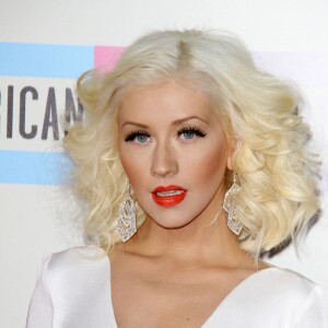 Avant : Christina Aguilera - Soiree "American Music Awards 2013" a Los Angeles, le 24 novembre 2013.