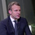 Emmanuel Macron évoque son épouse Brigitte dans une interview exclusive pour RTS, mercredi 24 janvier 2017.