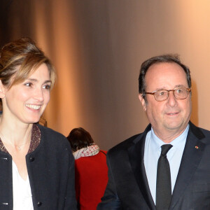 François Hollande et Julie Gayet - Première du film documentaire "The Ride" au MK2 Bibliothèque à Paris. Le 26 janvier 2018 © Coadic Guirec / Bestimage
