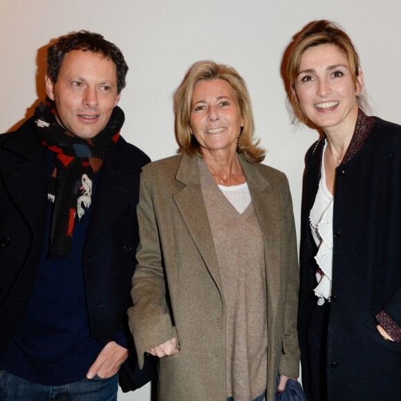 Marc-Olivier Fogiel, Claire Chazal et Julie Gayet - Première du film documentaire "The Ride" au MK2 Bibliothèque à Paris. Le 26 janvier 2018 © Coadic Guirec / Bestimage