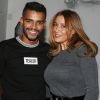 Exclusif - Brahim Zaibat et sa compagne Widad lors de l'inauguration du "Shelby", le nouveau bar à cocktails de Brahim Zaibat et son associé Stéphane Pelletier boulevard Sébastopol, à Paris, France, le 24 janvier 2018. © Denis Guignebourg/Bestimage