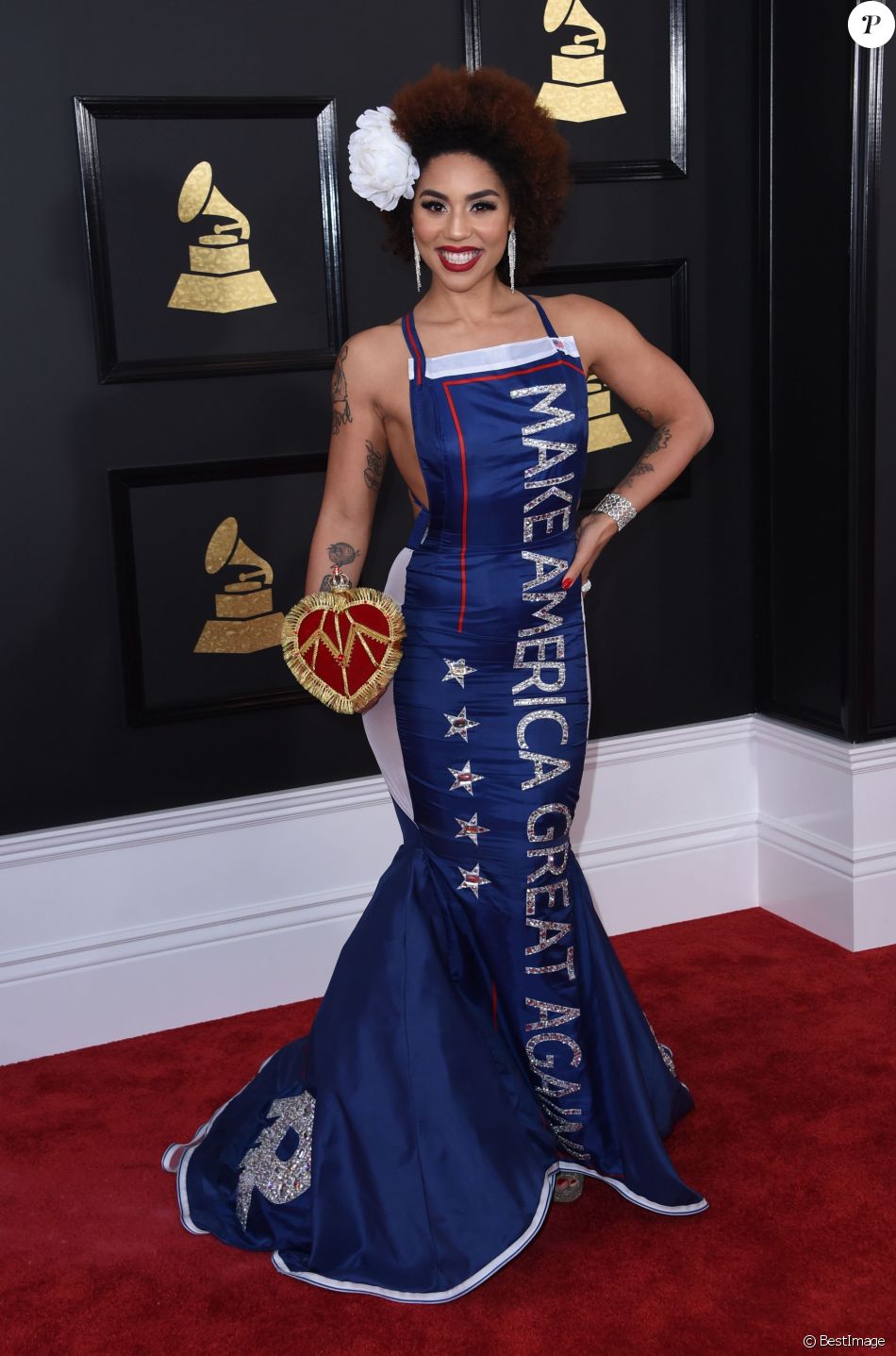 Joy Villa à la 59ème soirée annuelle des Grammy Awards au théâtre ...