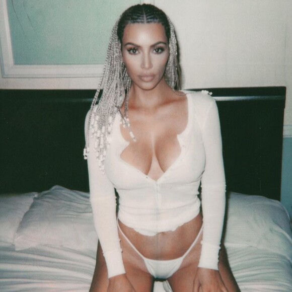 Kim Kardashian photographiée par Marcus Hyde. Janvier 2018.