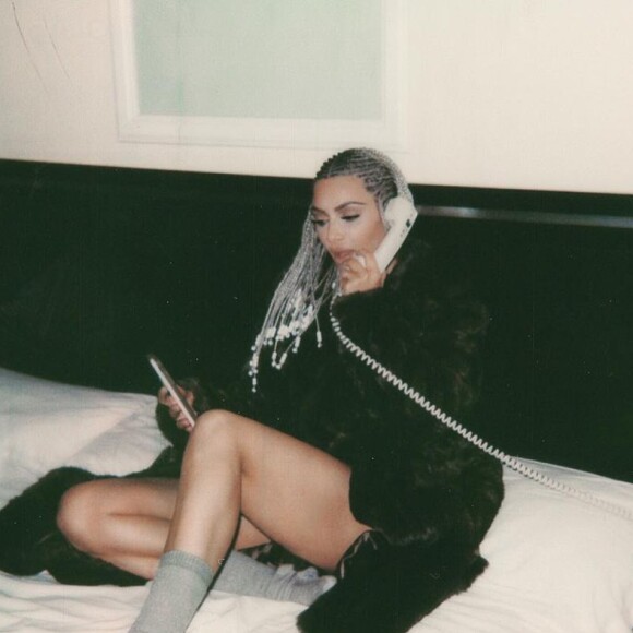 Kim Kardashian photographiée par Marcus Hyde. Janvier 2018.