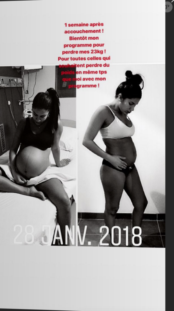 Wafa de "Koh-Lanta" se dévoile une semaine après son accouchement, 28 janvier 2018