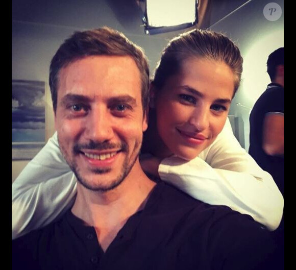 Joffrey Platel (Bastien) et Solène Hébert (Victoire), complices dans "Demain nous appartient" (TF1) et dans la vie.