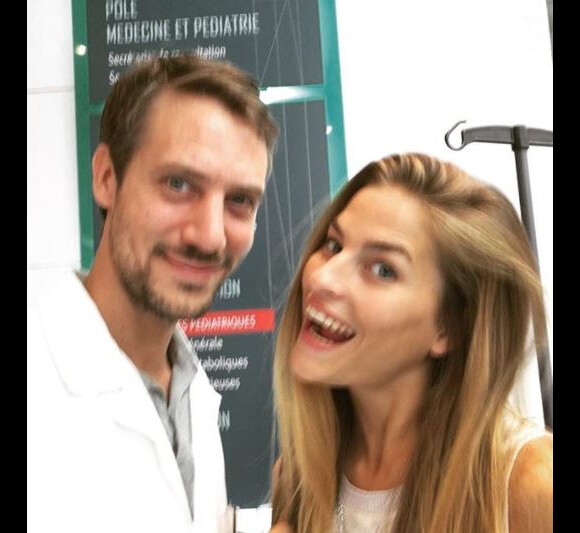Joffrey Platel (Bastien) et Solène Hébert (Victoire), complices dans "Demain nous appartient" (TF1) et dans la vie.