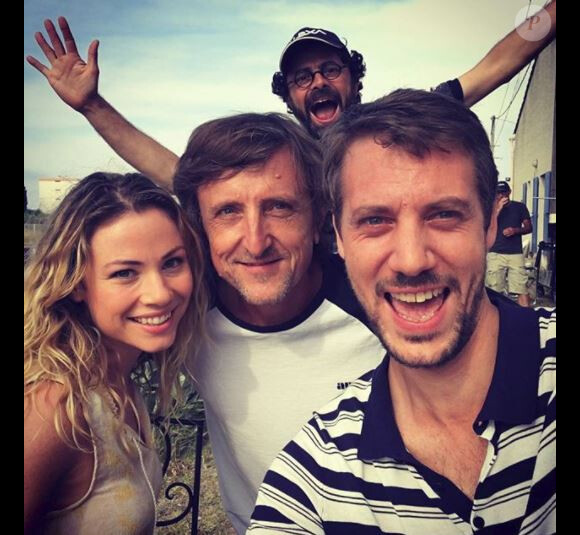 Joffrey Platel (Bastien) et Solène Hébert (Victoire), complices dans "Demain nous appartient" (TF1) et dans la vie.