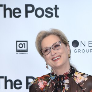 Meryl Streep  à Milan le 15 janvier 2018.