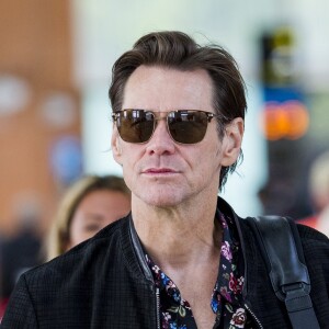 Jim Carrey à son arrivée à l'aéroport de Venise à l'occasion du 74ème Festival International du Film de Venise, la Mostra. Le 6 septembre 2017