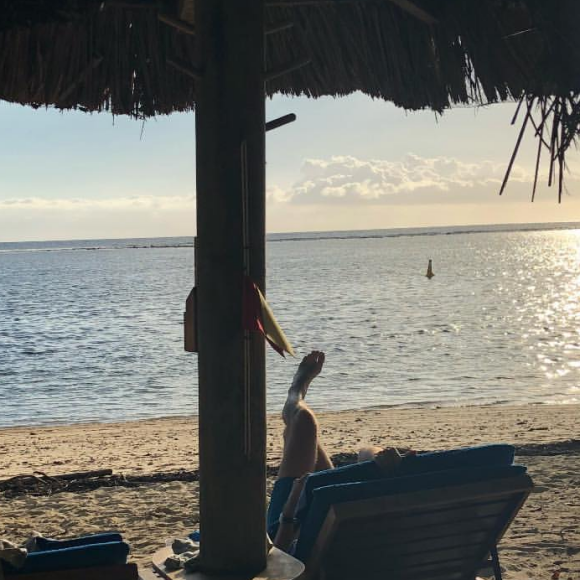 Ophélie Meunier à l'île Maurice, Instagram, 31 janvier 2018