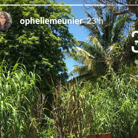 Ophélie Meunier à l'île Maurice, Instagram, 31 janvier 2018