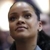 Rihanna lors de la conférence de financement du Partenariat mondial pour l'éducation (PME) organisée à Dakar, Sénégal, le 2 février 2018.