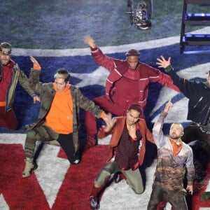 Justin Timberlake chante lors du Super Bowl 2018 à Minneapolis, le 4 février 2018. © Elizabeth Flores/Minneapolis Star Tribune/Zuma Press/Bestimage