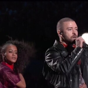 Justin Timberlake en concert lors du Super Bowl à Minneapolis, le 4 février 2018.