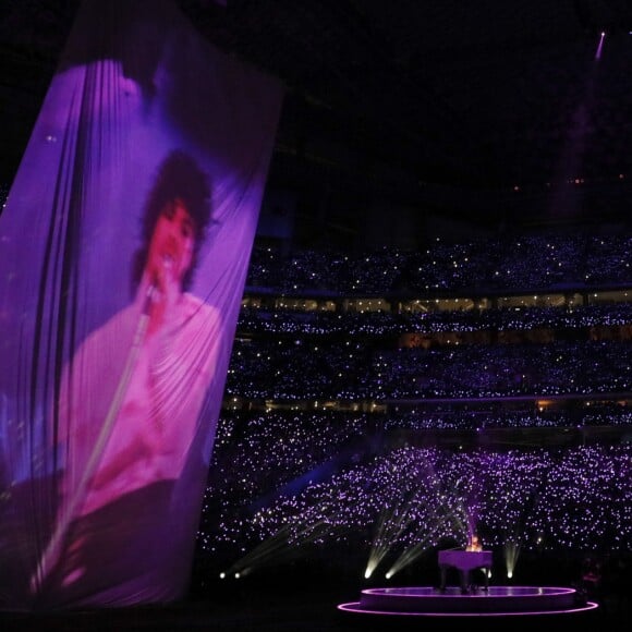 Justin Timberlake chante lors du Super Bowl 2018 à Minneapolis, le 4 février 2018. © Elizabeth Flores/Minneapolis Star Tribune/Zuma Press/Bestimage