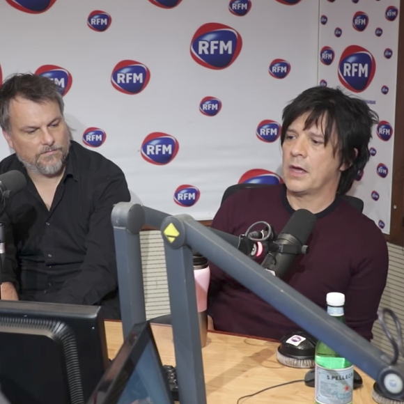 Nicola Sirkis et son groupe Indochine sur RFM, le 3 novembre 2017.