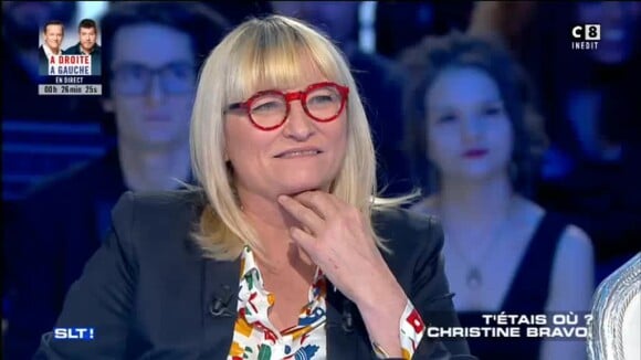Christine Bravo dans "Salut les terriens", samedi 10 février 2018, C8