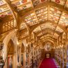 "St George's Hall" où le prince Harry et Meghan Markle organiseront une réception après leur mariage - Illustration sur le château de Windsor où le prince Harry et Meghan Markle vont se marier le 19 mai 2018 à Windsor