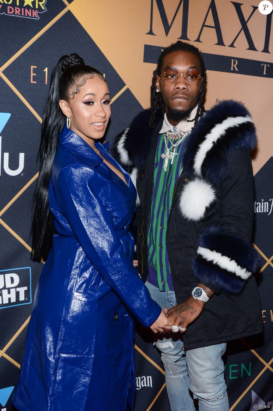 Cardi B Et Son Fiancé Offset (Migos) à Minneapolis, Le 3 Février 2018 ...