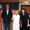 Ana Girardot et son chéri Arthur de Villepin avec le chef Jiro Ono.