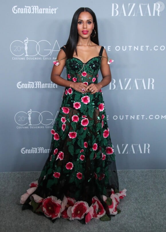 Kerry Washington à la 20ème soirée annuelle Costume Designers Guild Awards à l'hôtel Beverly Hilton à Beverly Hills, le 20 février 2018