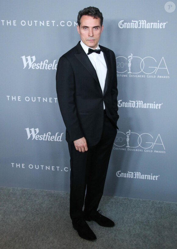 Rufus Sewell à la 20ème soirée annuelle Costume Designers Guild Awards à l'hôtel Beverly Hilton à Beverly Hills, le 20 février 2018