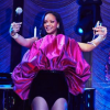 Rihanna célébrant son 30e anniversaire avec Toni Braxton lors d'une soirée à New York le 21 février 2018