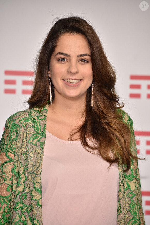 Anouchka Delon lors du 67ème festival de la chanson italienne à San Remo, Italie, le 10 février 2017.