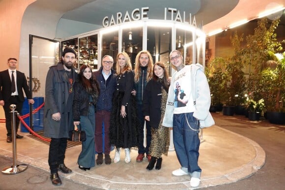 Tommy Hilfiger, Dee Ocleppo, Elizabeth Hilfiger, Steve Hash et Rich Hill - Soirée "Tommy Hilfiger" au Garage Italia à Milan. Le 24 février 2018.