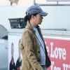 Exclusif - Lara Flynn Boyle se rend à la sortie du supermarché Ralph's à Westwood, le 14 février 2018.
