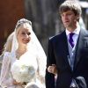 Le prince Ernst August de Hanovre (Jr.) et Ekaterina Malysheva lors de leur mariage religieux à Hanovre en Allemagne le 8 juillet 2017. Le couple a accueilli le 22 février 2018 son premier enfant, Elisabeth.