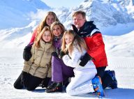 Maxima et Willem-Alexander des Pays-Bas : Souriants avec leurs filles par -21°C