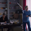 Julien Clerc et Valeria Bruni-Tedeschi en pleine crise conjugale pour "À vous jusqu'à la fin du monde" - clip réalisé par Michel Gondry, mars 2018.