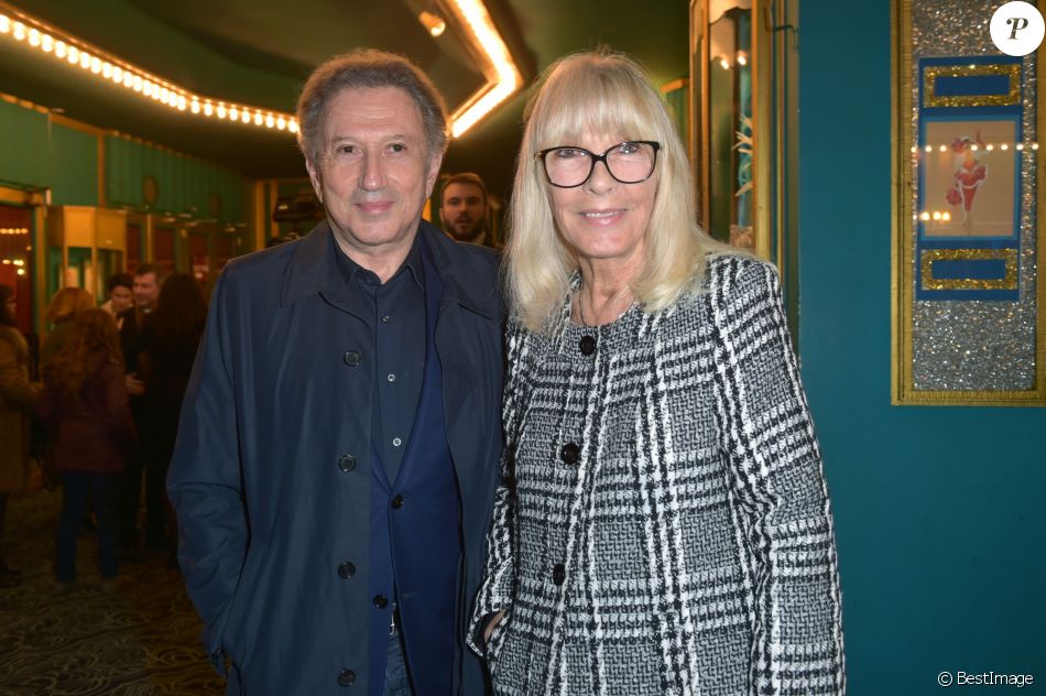 Exclusif - Michel Drucker et sa femme Dany Saval à la générale du spectacle musical Les ...
